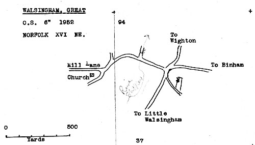 O.S. map redrawn by Harry Apling