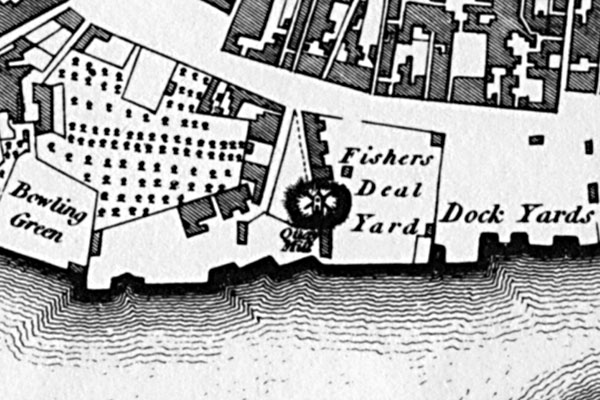 Closeup from Faden's Map - 1797