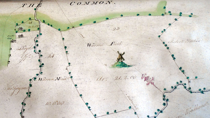 Thomas Warren's map 1776