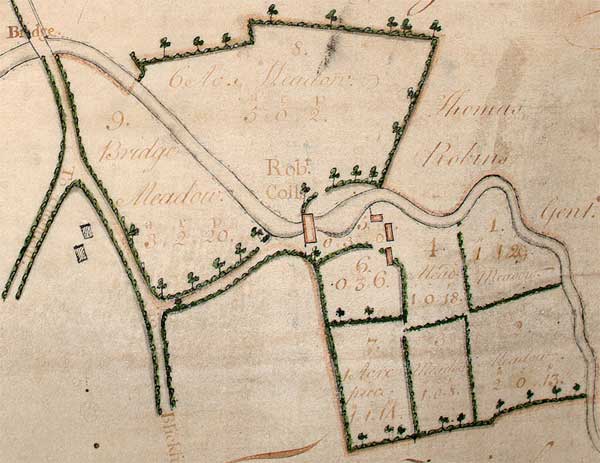 Estate map 1722