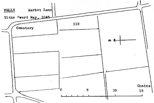 Tithe map 1843 - as redrawn by Harry Apling