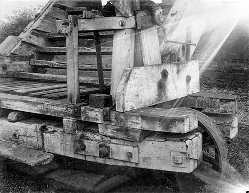 Fantail trolley and steps - c.1920