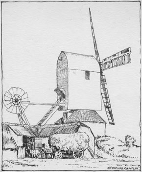 Drawing by J. Percival Chaplin c.1920