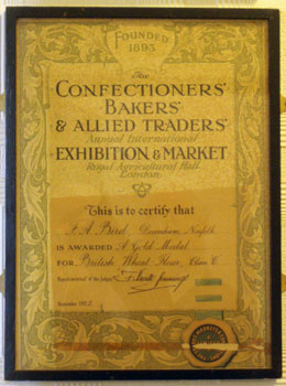 Certificate September 1925