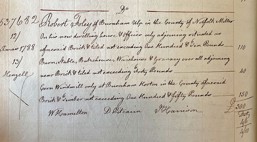 Insurance 1788