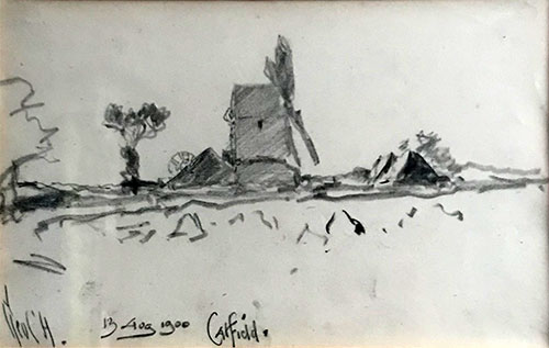 Drawing dated 13th August 1900 