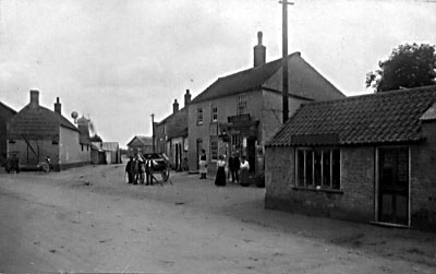 Mill seen from the High Street c.1900