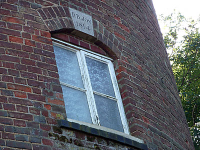 Datestone above the first floor window 12th October 2008