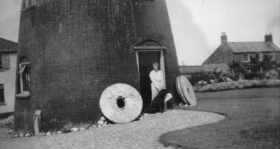 Mrs Bell and Rock outside the mill 18th June 1933