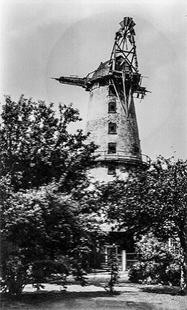 Mill after lightning strike - 1940