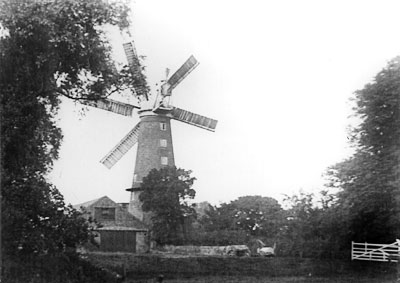 Mill from Hill House garden c.1935