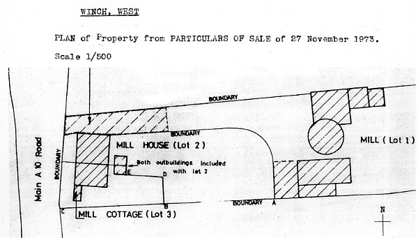 Plan of Lots for Sale 27th November 1973