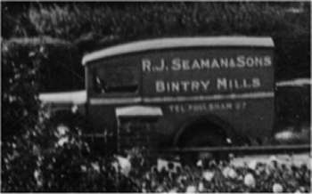 R.J. Seaman's delivery van in the 1950s