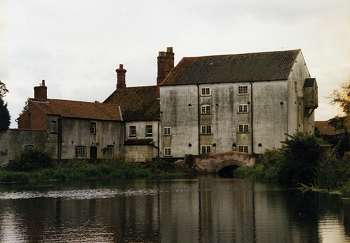 The blackened mill complete with plastic bridge in 1966