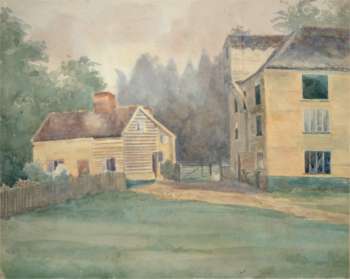 c.1900 painting by Mrs. Melicent Wathen