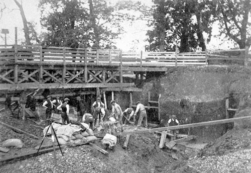 New bridge under construction c.1913