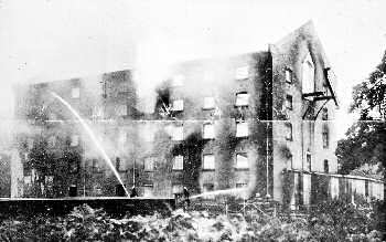 The burnt out shell 7th July 1924