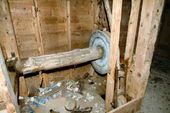 Sackhoist pulley and shaft 6th January 2004