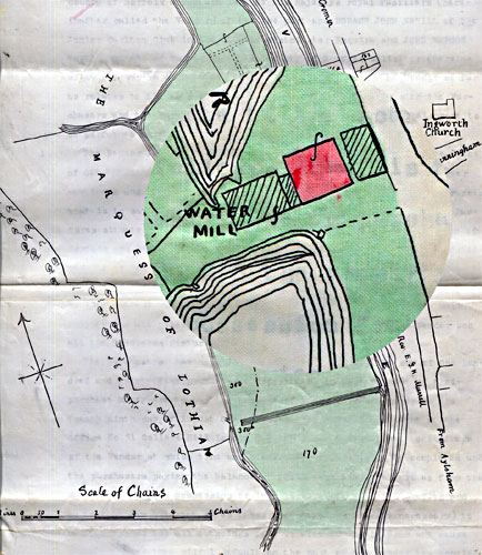 Map from sale document - 1908
