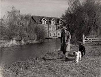 Derek Neville and dogs in the late 1960s