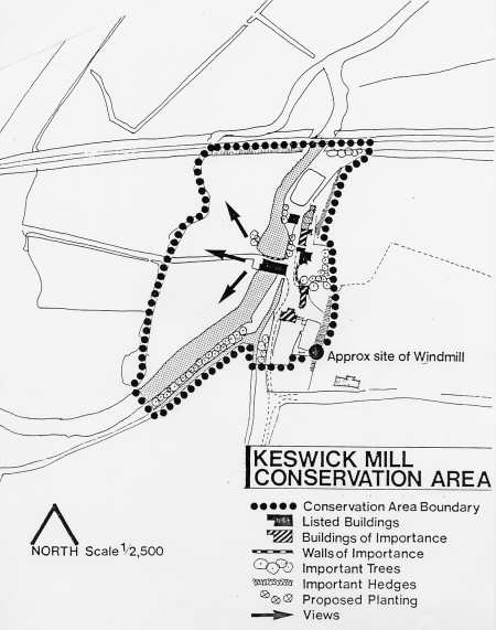 South Norfolk's Keswick Mill Conservation Area Plan July 1975