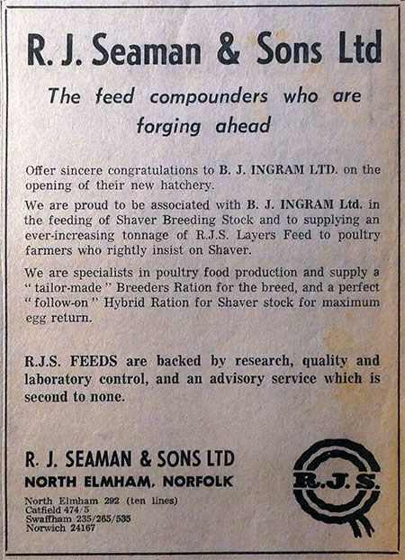 Eastern Daily Press advert c.1967