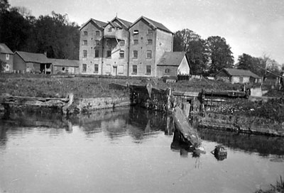 Oxnead lock after the flood in 1912