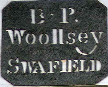  Woollsey plaque