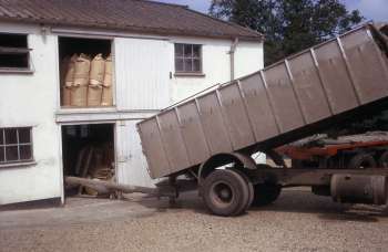 Grain delivery July 1970 just before closure
